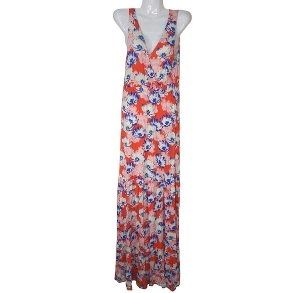 YUMI KIM FLORAL PRINTS STRETCH MAXI DRESS ‎ SMALL NWT - Picture 1 of 10